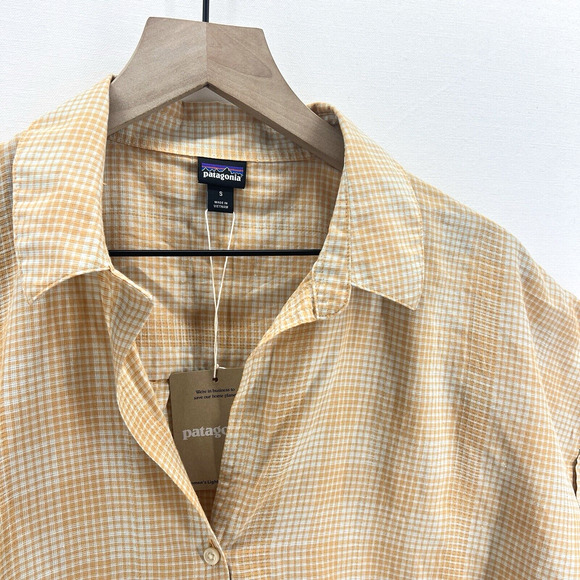 Patagonia Women's Lightweight A/C Shirt Small Organic Cotton Hemp Blend NWT - Picture 2 of 5